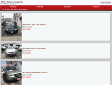 Tablet Screenshot of metroautoexchangeinc.com